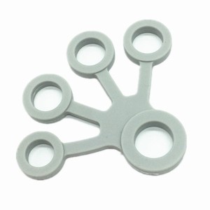 Entraîneur de doigts en silicone en forme humaine, sangle de traction, balle de préhension en TPE pour l'entraînement de la force des mains, équipement d'exercice - Product Image 3