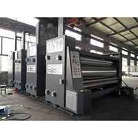Machine de fabrication de cartons de pizza semi-automatique écologique YSF-C avec impression rainant la machine de découpe