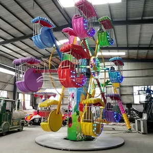 Fairground carnival spinning children's new double-side ferris wheel ride for sale