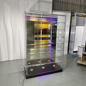 ויטרינת תצוגה מזכוכית בהתאמה אישית של HiKUYA, באורך 1.2 מטר או 1.8 מטר, לחנויות טבק, ויטרינת קיר מזכוכית, ארונות תצוגה. - Product Image 5