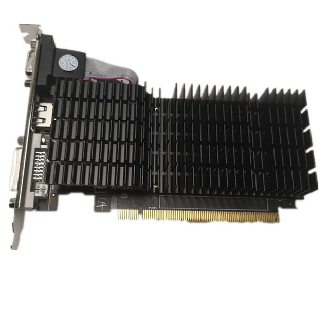 Original Brand HD5450 2GB D3 64BIT PCI-E Semi-High Independent Graphics Card for Desktop ATI Chipset Fan Cooler Small Chassis
