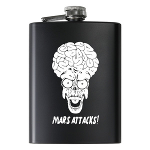 Personnalisable 8oz en acier inoxydable Mini poche Hip Flask Portable noir Voyage Pot à vin avec <span class=keywords><strong>logo</strong></span> gravé au laser 8oz Flacon à liqueur - Product Image 1