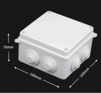 Boîte de jonction murale PFA121 en plastique ABS pour caméra de vidéosurveillance et boîte de jonction pour caméra et boîte de jonction en plastique pour vidéosurveillance