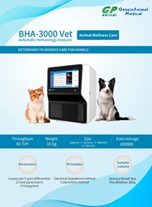 Getein BHA 3000 Veterinária Profissional <span class=keywords><strong>CBC</strong></span> Blood Test <span class=keywords><strong>Machine</strong></span> 3 Parte Hematologia Analyzer para Venda - Product Image 6