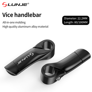 Extremos de <span class=keywords><strong>manillar</strong></span> de bicicleta LUNJE, <span class=keywords><strong>manillar</strong></span> auxiliar pequeño de aleación de aluminio CNC para BMX <span class=keywords><strong>MTB</strong></span>, pieza ultraligera, <span class=keywords><strong>manillar</strong></span> de bicicleta - Product Image 5
