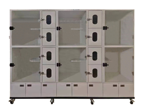 KC-701 özel tasarım çift katlı evcil hayvan kulubesi kedi Villa kafes kedi kasaları kınamak - Product Image 2