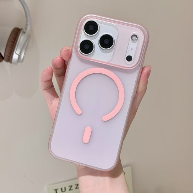 Luxury Matte Ultra-Thin PC Phone Case for iPhone 16/17 Pro Max Shockproof Magnetic Back Cover