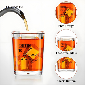 Vasos de Chupito Cuadrados Profesionales de Fábrica con Logotipo Personalizado, 2oz, Transparentes, Clásicos, Ecológicos, para Vodka, Descuento por Volumen para Regalos de Boda - Product Image 5