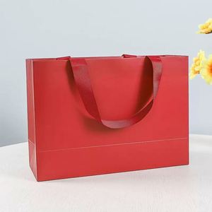 Bolsa de Papel Kraft Artística, Reutilizable y Reciclable, con Logotipo Personalizado o Impresión en Lámina Dorada, Embalaje de Lujo Resistente al Agua - Product Image 5
