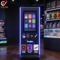 Máquina Expendedora de Cartas Coleccionables de Pokémon (TCG) Independiente con Servicio de Color Personalizado y Lector de Cartas para Venta de Paquetes y Cajas de Cartas