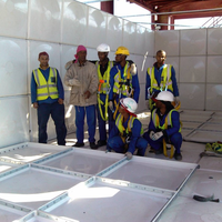 Réservoir d'eau modulaire en panneaux FRP GRP SMC certifié WRAS, de qualité alimentaire, grande capacité, pour l'eau potable