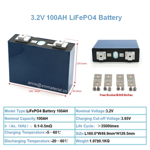 Celda de Iones de Litio Prismática de 3.2V 100AH con 9000 Ciclos de Vida - Product Image 4