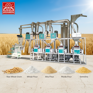 Moulin à <span class=keywords><strong>farine</strong></span> de blé automatique neuf et équipement complet de traitement des céréales avec une capacité de 1-2 tonnes/heure, facile à utiliser - Product Image 6