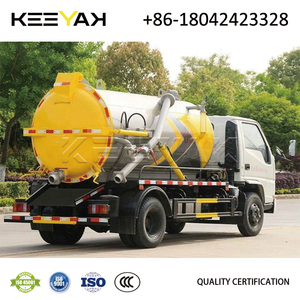 ISUZU aspiradora Hydrocleaner tanque camión limpieza aguas residuales succión camiones hidráulico elevación cisterna fabricante chino - Product Image 2