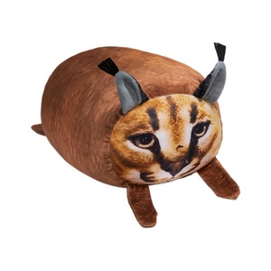 Almohada de Peluche de Gato <span class=keywords><strong>Serval</strong></span> de Simulación de Dibujos Animados, Muñeco de Gatito, Peluche para Niños, Relleno de Algodón PP, 31-50cm, Regalo de Cumpleaños - Product Image 1