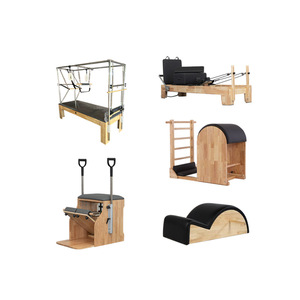 Kit Complet 5-en-1 pour la Rééducation et le Fitness à Domicile et en Milieu Commercial MJD-WCC22 – Ensemble Complet 5 Pièces en Bois de Chêne - Product Image 2