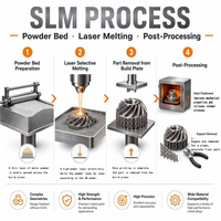 Service d'impression 3D SLM |   1 pièce minimum |   Propriétés mécaniques des pièces forgées |   Prise en charge multi-matériaux et multi-formats (STL/STEP/3MF)