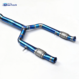 Sistema de Escape Catback Valvetronic de Titanio de Alto Rendimiento para Mercedes C43 C400 C450 W205 3.0L V6 Biturbo con Control Remoto de Válvulas - Product Image 5