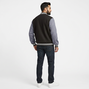 Best Premium Quality <b>Letter</b> Embroidery Printing Lettermen <b>Men</b> Stand Front Varsity <b>Jacket</b> High Street Casual Bomber <b>Jackets</b> - Product Image 1