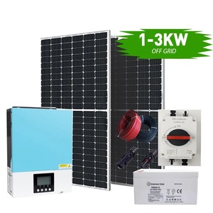 3 KW tắt lưới năng lượng mặt trời hệ thống điện năng lượng mặt trời Máy phát điện với bảng điều khiển hoàn thành thiết lập năng lượng mặt trời thiết bị năng lượng - Product Image 5