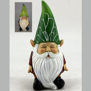 Lampe solaire Gnome résine artisanat extérieur jardin décor nain Statue pour pelouse cour <span class=keywords><strong>paysage</strong></span> ornements pour lumière solaire - Product Image 3