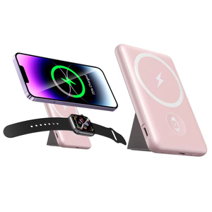 Fuente de alimentación Mini Power Bank 5000mAh Powerbank magnético inalámbrico Cargador portátil para Iphone Batterie Externe - Product Image 4