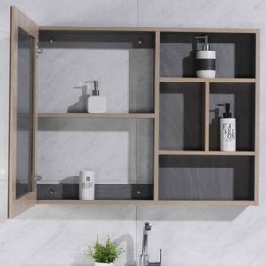 Lavabo en céramique de bonne qualité, évier, meuble de salle de bain au <span class=keywords><strong>sol</strong></span>, panneau écologique, vanité de salle de bain murale avec miroir - Product Image 4