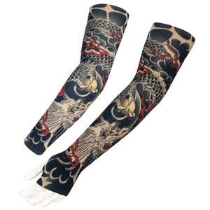 Manches de protection solaire anti-UV en nylon/cachemire à impression numérique 360°, motif Dragon Descendants, best-seller transfrontalier - Product Image 2