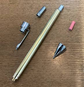 Kit <span class=keywords><strong>de</strong></span> crayon <span class=keywords><strong>de</strong></span> tournage sur <span class=keywords><strong>bois</strong></span> personnalisé DIY perles stylo en <span class=keywords><strong>bois</strong></span> pièces métalliques faisant cliquer nouvelle idée crayon mécanique Kits <span class=keywords><strong>de</strong></span> tournage - Product Image 3