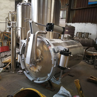 Bain-marie industriel pot de stérilisation stérilisateur à vapeur à pression verticale machine de stérilisation commerciale à jet d'eau chaude
