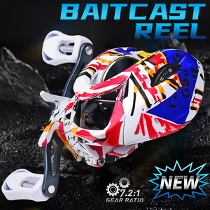 Carrete de Pesca KEKAXI Nuevo con Sistema de Freno Magnético 5+1BB, Relación de Engranajes 7.2:1, para Mano Izquierda/Derecha, Ultraligero - Product Image 4