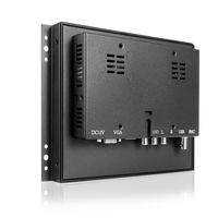 Moniteur tactile capacitif 8 pouces IP65 étanche avec entrée VGA pour usage industriel