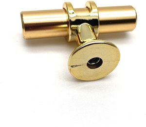 JAYA Luxury <strong>Gold</strong> T Bar Pull Handle Single Hole Cabinet <strong>Knob</strong> for Hotel Wardrobe Closet <strong>Door</strong> Drawer Cupboard Furniture Hardware - Product Image 3