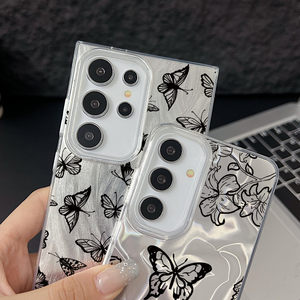 Custodia a Farfalla per <span class=keywords><strong>Samsung</strong></span> Galaxy S26 S23 Ultra S25 Plus S24 FE A37 A57 A56 A55 A54 A25 A34 A16 5G, <span class=keywords><strong>Cover</strong></span> per Telefono in TPU Laser Camlet - Product Image 5