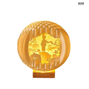 Lampes sphériques chinoises du Nouvel An, lampe pop-up en papier 3D, veilleuse pour Noël joyeux - Product Image 5