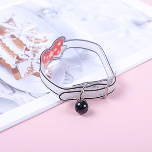 Niedriger Preis Großhandel Custom Ihr Markenlogo Komfortable Cartoon Luminous Cat <span class=keywords><strong>Collar</strong></span> Hund Pet Bell <span class=keywords><strong>Collar</strong></span> - Product Image 3
