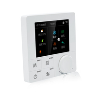 Climatisation programmable Wifi 2 tuyaux 4 tuyaux Thermostat de pièce Modbus Contrôleur pour unité de ventilo-convecteur