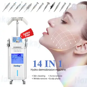 Spa de oxigênio para uso facial, dispositivo de limpeza profunda e clareamento, hidratante, hidratante, para pele, máquinas faciais, dermoabrasão hidráulica com Pdt, mais vendido