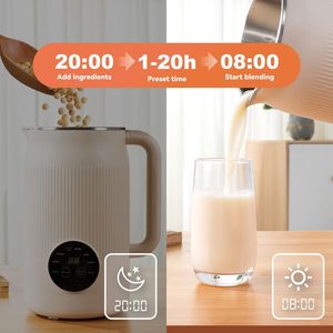 New Arrival 650ML Mini Automatic Electric <b>Heating</b> Portable Soy Milk Maker Stainless Steel <b>USB</b> Powered Multi-Function - Product Image 2