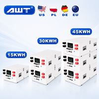 Paket Baterai Lifepo4 Grade A 15kw 16kw 51.2V 314Ah yang Dapat Ditumpuk dengan BMS JK 200A untuk Penyimpanan Energi Surya Rumah Tangga