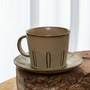 Autres fournitures pour hôtels et restaurants Tasses à café classiques 350 ml Porcelaine <span class=keywords><strong>Cafe</strong></span> Shop Cappuccino Cup Ceramic 12 OZ Coffee Cups Set - Product Image 4
