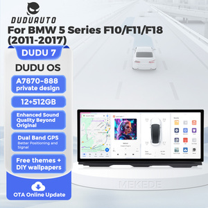 Autoradio tactile DUDU7 12,3 pouces avec écran fin, radio avec écran frontal 2K UHD FYT7870 UIS pour BMW Série <span class=keywords><strong>5</strong></span> F10 F11 F18 2011-2017 - Product Image 4