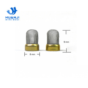 Mini filtre en treillis métallique avec bord en laiton, en acier inoxydable, maille 60, pour vanne pneumatique, injecteur de carburant, OEM - Product Image 2