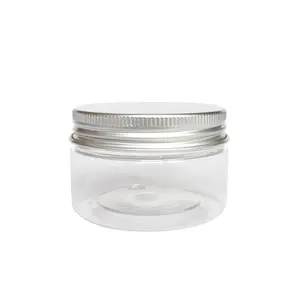 80ml Rỗng Pet mỹ phẩm Jar nhựa mỹ phẩm sang trọng Jar rõ ràng nhỏ nhựa hộp kem với nắp đậy cho mỹ phẩm chăm sóc da thực phẩm