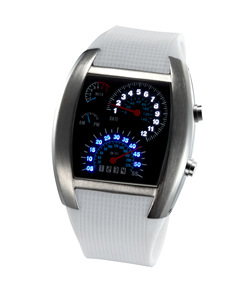 Montre LED multifonctionnelle de style aviation TVG avec tachymètre - Product Image 3