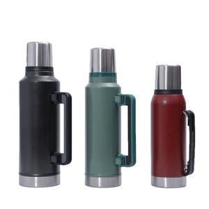 304 Stainless Steel Insulated Water <b>Bottle</b> With Handle Portable Double Wall <b>Thermos</b> For Travel Outdoor Use - Product Image 2