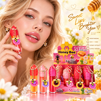 Porte-clés abeille, gloss à lèvres hydratant effet eau, breloque fleur, huile à lèvres, direct usine
