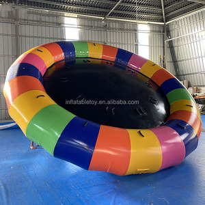 Toboggan gonflable pour jeux de sports nautiques Bateau jouet aquatique Crazy ufo Gonflable Aqua Twister Bateau rotatif à vendre - Product Image 3