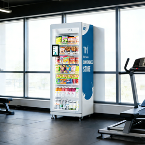 Máquina Expendedora Inteligente GS Combo, Diseño de Apertura Rápida, <span class=keywords><strong>24</strong></span> <span class=keywords><strong>Horas</strong></span>, Mercados de la UE y EE. UU., Pantalla, Refrigeración por Compresor, Acepta Tarjetas de Crédito - Product Image 2