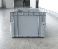 Boîte de rangement en PP recyclable de haute qualité, robuste, empilable, emboîtable, caisse en plastique pour le transport de marchandises